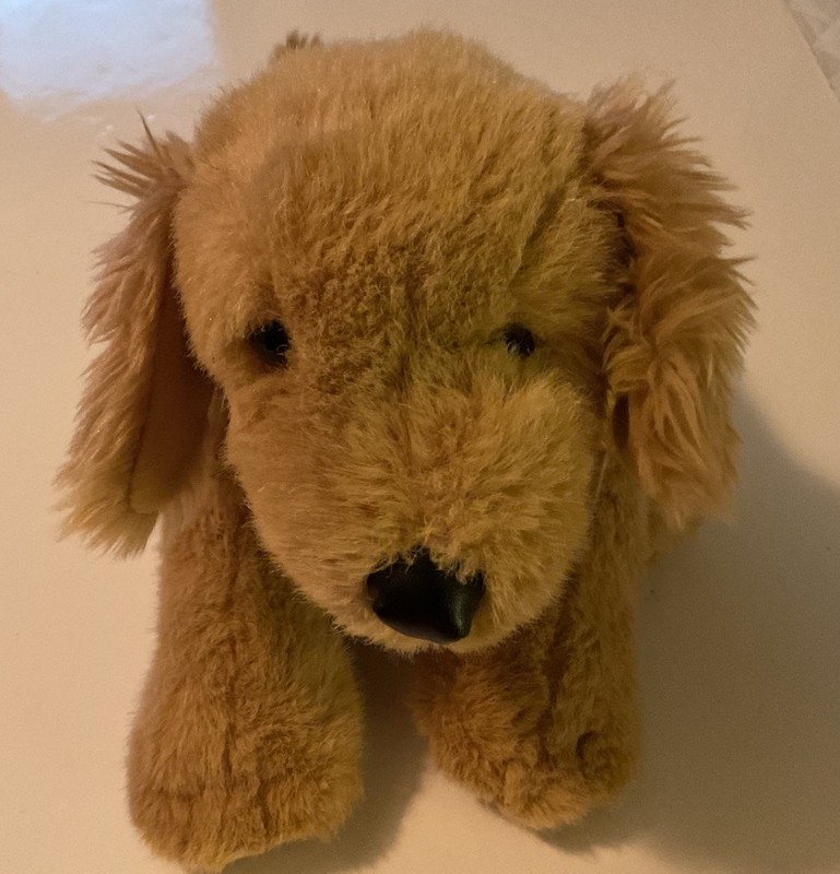 Tan Build A Bear Workshop Golden Retriever Puppy Stuffed Plush Animal