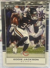2017 Panini Playoff Eddie Jackson Rookie Chicago Bears #298 NFL Football