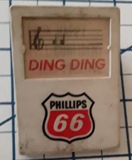 1960s PHILLIPS 66 Flicker Bill Clip Plastic Vintage Oil Gas