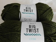 Big Twist Living Pine Green lot of 2 Dye Lot 196285