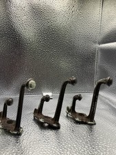 Brass Set Of 3 Hooks/hangers 3 1/2 Inches