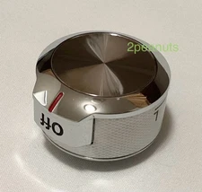 One Whirlpool KitchenAid gas burner control knob part # W10872668 stove range