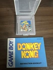 Donkey Kong (Nintendo Game Boy, 1994) w/ Manual Tested