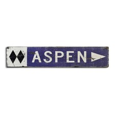 Custom Double Diamond Ski Trail Sign - Rustic Hand Made Wooden