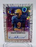 2025 Leaf Vivid Football Konata Mumpfield Rams White Auto 5/5