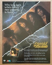 Ozzy Osbourne / Infectious Grooves RARE promo double sided marketing slick '91