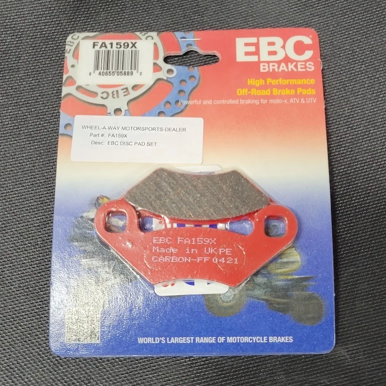 FA159X NUEVAS PASTILLAS DE FRENO EBC MUCHAS APLICACIONES POLARIS 1910036 2203792 1910333 Foto 2 de 3