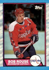 1989-90 Topps #26 Bob Rouse Washington Capitals Card