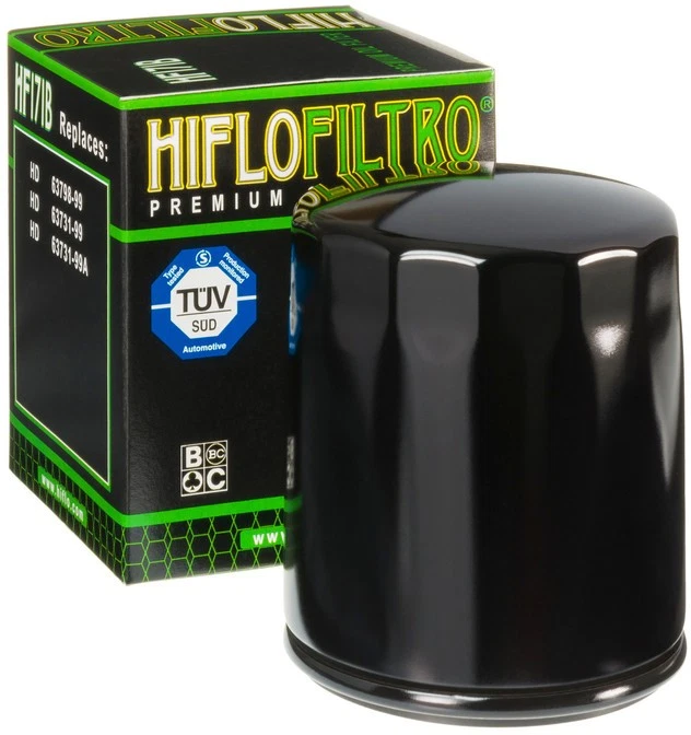 HF171B Oil Filter - Black - 12 Pack For 90-20 H-D Tour Dyna Softail Buell X/S/M - Image 2 of 4
