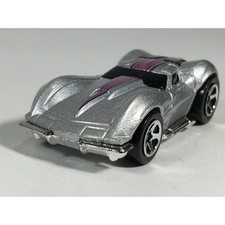 Hot Wheels 2005 '63 Corvette Stingray Metalflake Silver First Editions Drop Tops