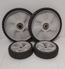 Sears Craftsman Front Rear Push Mower Wheels Model 247.37030 Replacement Wheels