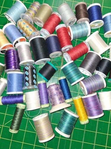THREAD HEAVY WEIGHT SEWING TOP STITCH 40 SPOOLS, UPHOLSTERY Etc