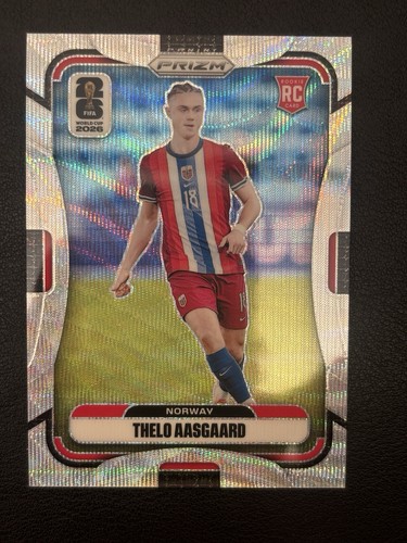 Thelo Aasgaard 2026 Panini Prizm FIFA World Cup Wave Prizms