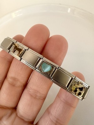 Nomination Italy Charm Bracelet With Assorted Charms 6.25 