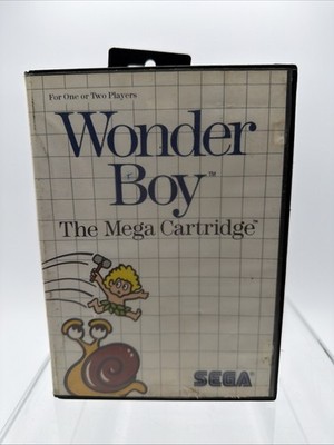 Wonder Boy (Sega Master System, SMS) No Manual - Tested Read Description