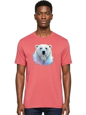 Polar-Bear-15 Mens Graphic Tee, 100% Cotton, Casual Summer Wear