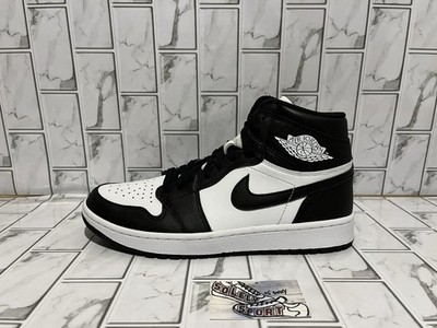 New Nike Air Jordan 1 High White Black Golf Spikeless  display picture 1