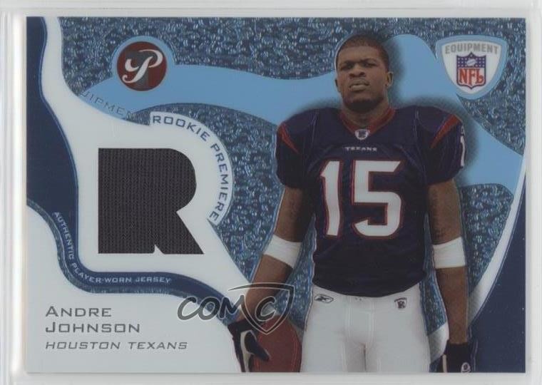2003 Topps Pristine Rookie Premiere Jerseys Andre Johnson #RPR-AJ RC HOF 0sq7