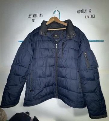 Rainforest Mens Puffer Jacket With Pockets Sleeve Pockets Hidden Pockets Vintage