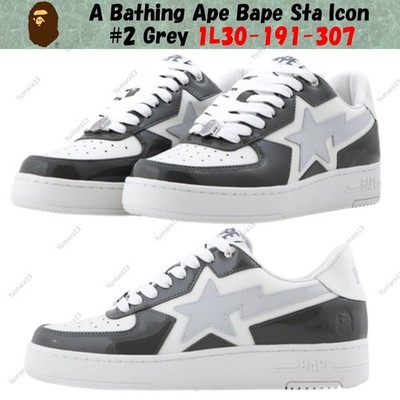 A Bathing Ape Bape Sta Icon #2 Grau 1L30-191-307 Herren Gr.