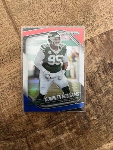 Panini 2025 Prizm Football: Quinnen Williams #262 (Red White Blue) - Jets