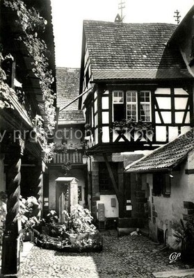 Riquewihr Haut Rhin Cour des Cigognes Entrée de la Cave