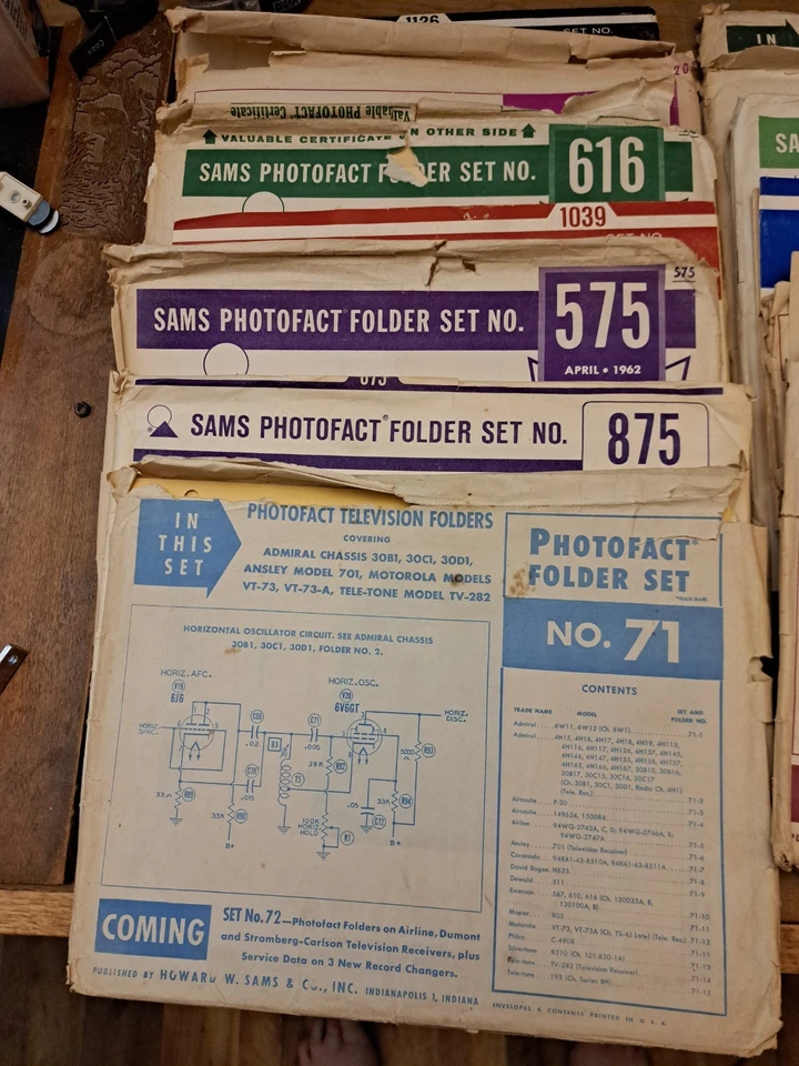 20 SAMS PHOTOFACT FOLDERS, 170 Sams total - Image 2 of 4