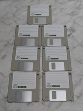 7x IBM 3.5 Floppy Disks Ecodisk DS HD 1.44MB Formatted PC Computer Made in USA