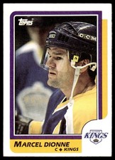 1986-87 Topps MARCEL DIONNE #30 Los Angeles Kings HOF