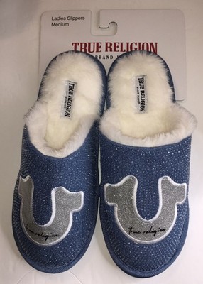 TRUE RELIGION MENS SLIPPERS XL (12) NO BOX BLUE NEW True religion slippers mens - Gem main image 2