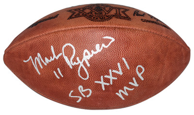 MARK RYPIEN SIGNED WASHINGTON REDSKINS WILSON SUPER BOWL 26 XXVI