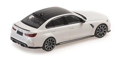 1/43 BMW M3 (G80) 2020 White Metallic Diecast Model Car by