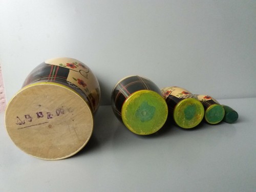 Juego de apilamiento de madera tradicional Babushka matrioshka rusa matrioshka - Imagen 9 de 12