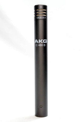 AKG C480 B Professional Condenser Microphone for Vocal Instrument