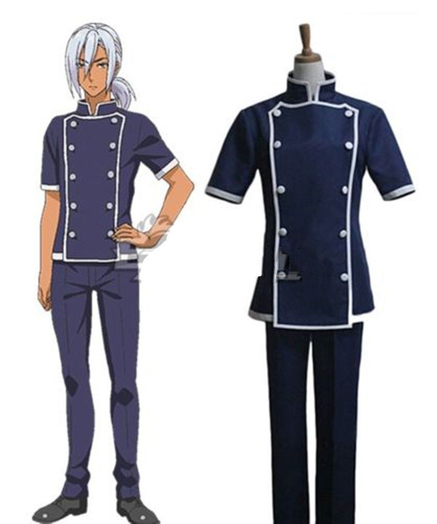 Food Wars Shokugeki No Soma Yukihira Souma Cosplay Costume Uniform