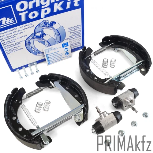 ATE TopKit Bremsensatz Trommelbremse für SEAT Ibiza IV SKODA Fabia II VW Polo 6R