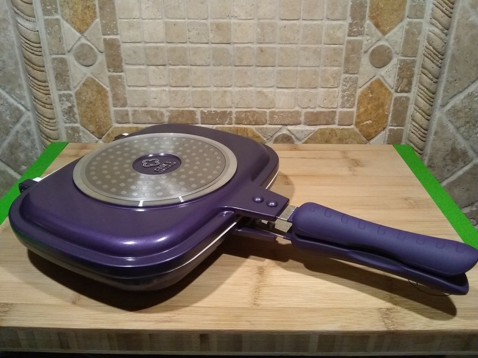 New Cook's Companion Flip Pan Low Pressure Cooking Induction Ceramic