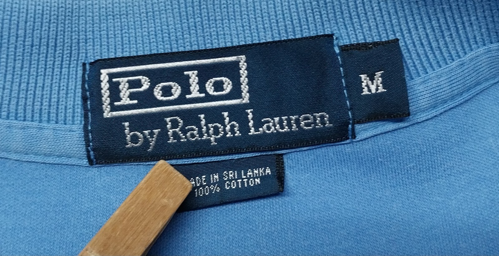 Polo Ralph Lauren Vintage Uomo Medium Golf Shirt Blu Rosso Pony Ottime Condizioni Leggi Descrizione