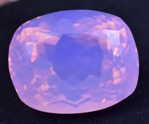 Large Australian Opal 73.2 Ct. Purple Pink Cushion Cut Gemstone Gift for Women - Picture 4 of 10