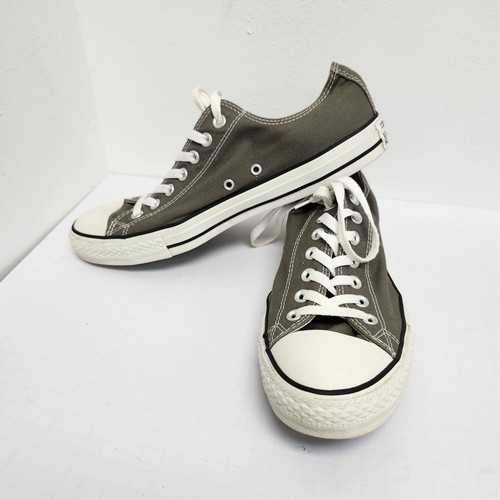 Converse All Star Low Top Canvas Sneaker Freizeitschuhe Unisex Grau Gr. 10