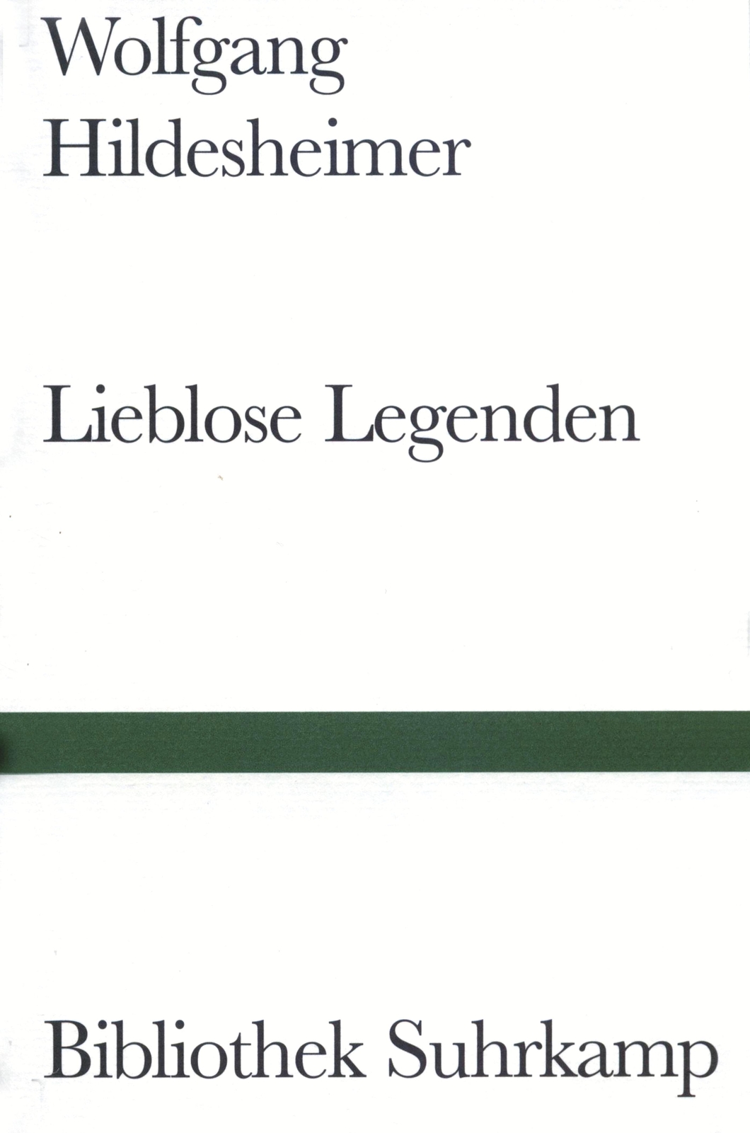 Thumbnail - Lieblose Legenden Wolfgang Hildesheimer
