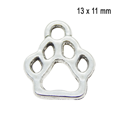 Bracciale A Catena Con Ciondolo Zampa Cane/Gatto – Argento, Uomo/Donna, Ipoallergenico