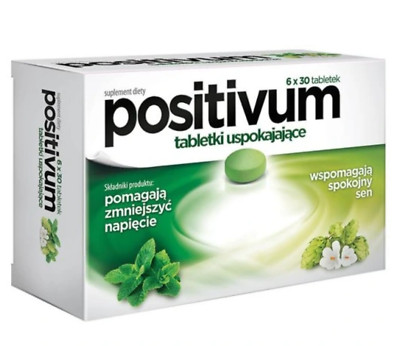 Positivum 180 Tabletten Beruhigung & GesunderSchlaf Emotionale Stabilität Nerven