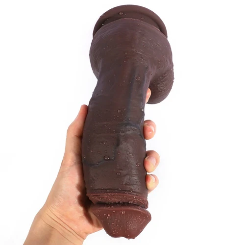 Thick-Dong-Liquid Silicone Realistic Huge Dildo-Cock Suction-Cup for Women US - Picture 4 of 7
