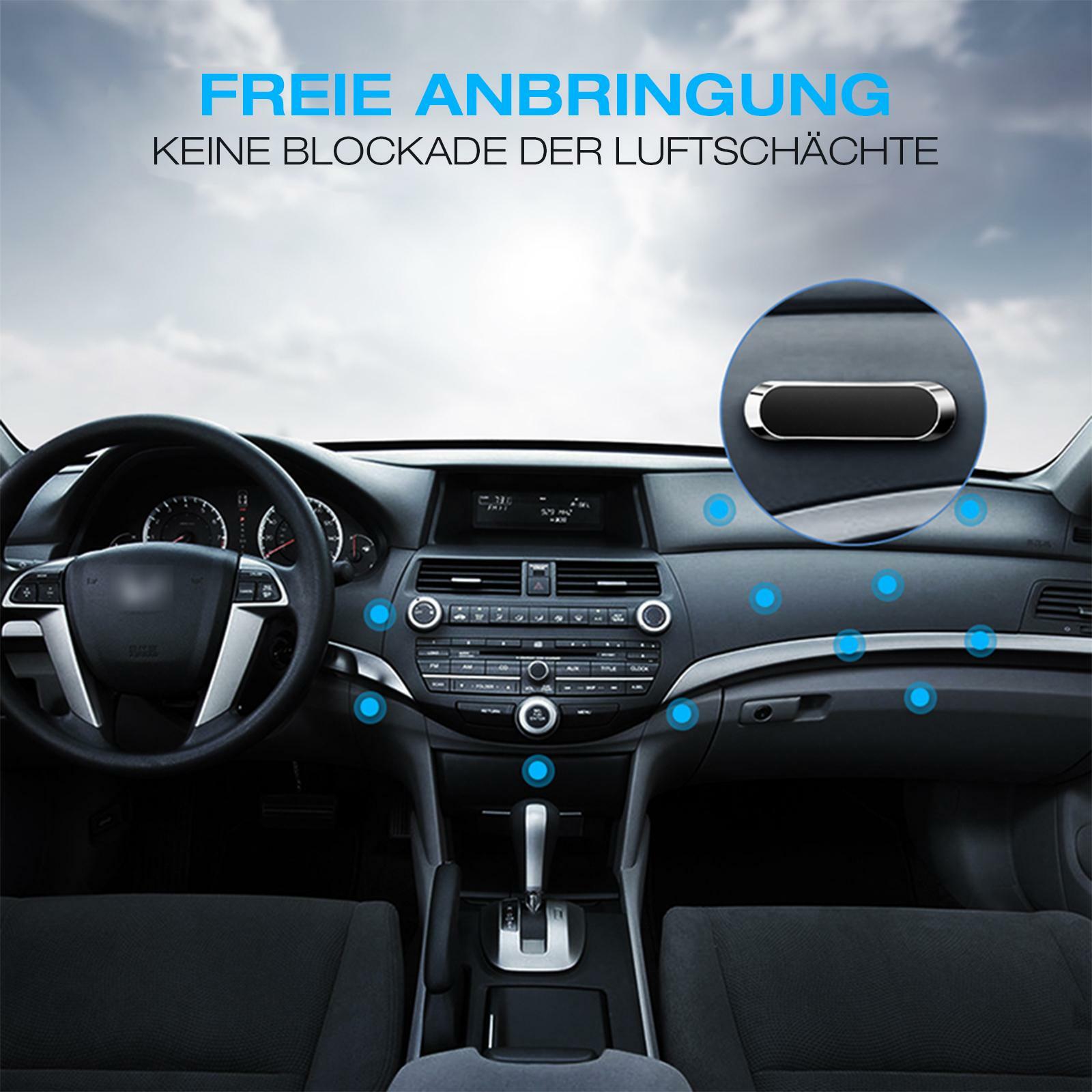 Handy Halterung Magnet Auto KFZ Lenkstange Armaturenbrett Universal  Smartphone