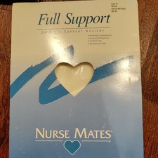 Nurse Mates Full Support Hosiery White 
