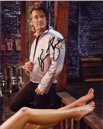 Photo 8x10 signée KURT RUSSELL avec certificat d'authenticité hologramme