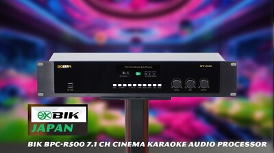 BIK BPC-R500 7.1ch Cinema Karaoke Audio Processor (Japan) 110V
