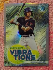 2022 Bowman Chrome Jordan Lawler Virtuosic Vibrations Refractor #VV-16 Baseball