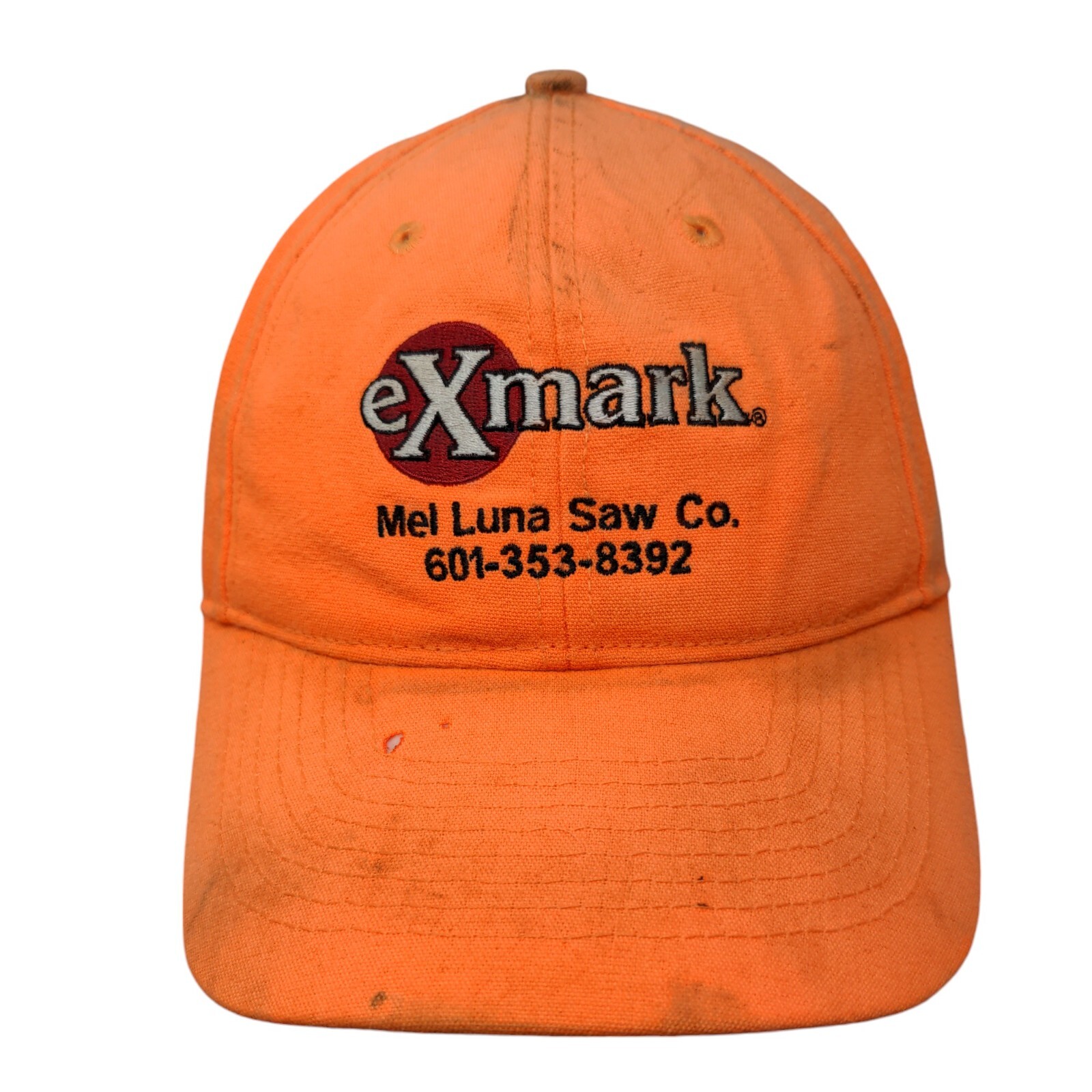 Exmark Strapback Hat Orange One Size Adjustable E… - image 1